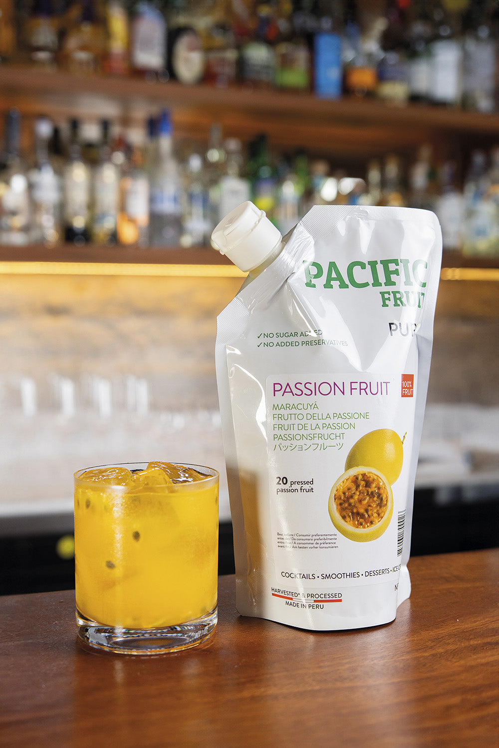 Passion Fruit Caipirinha