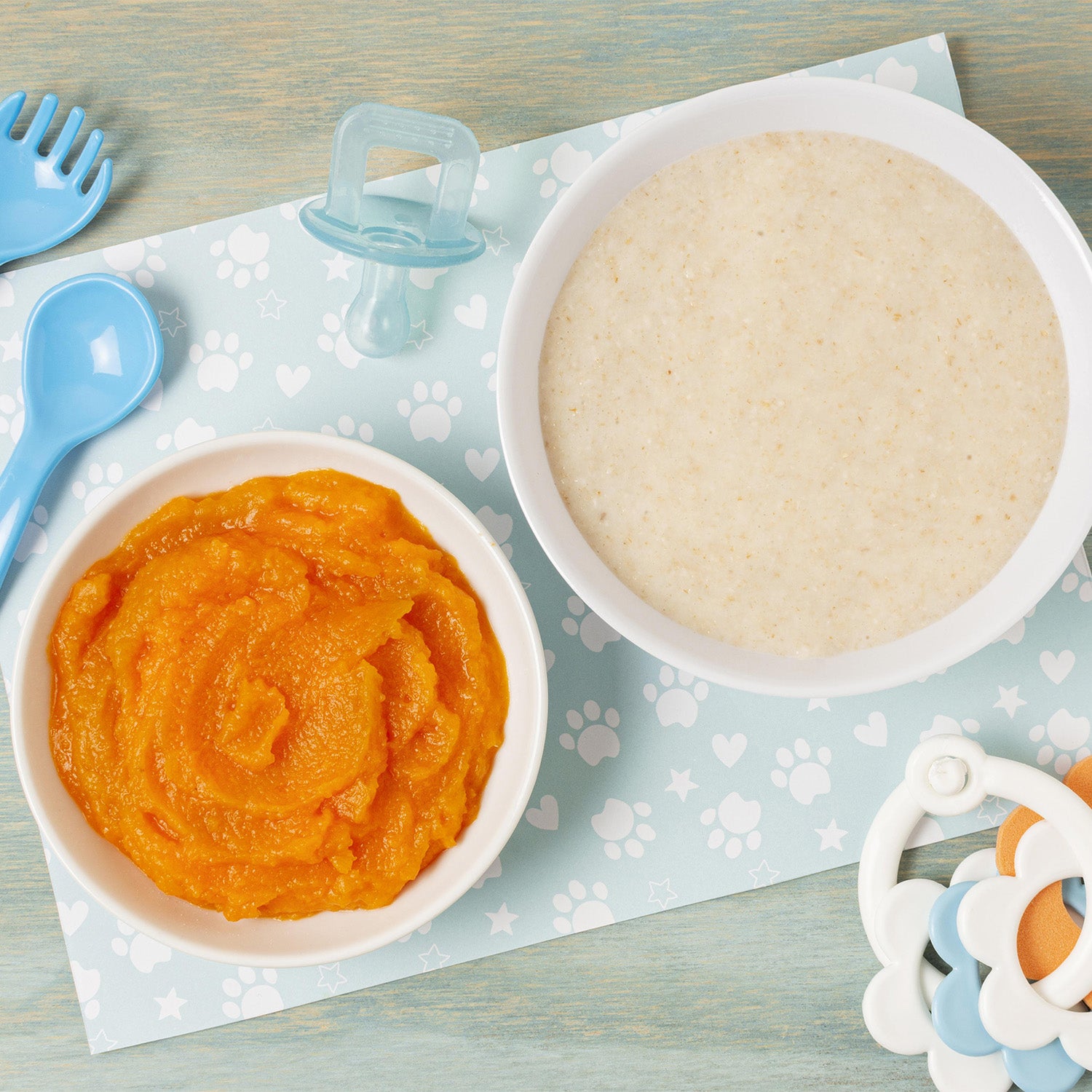 Alimentos y purés para bebés