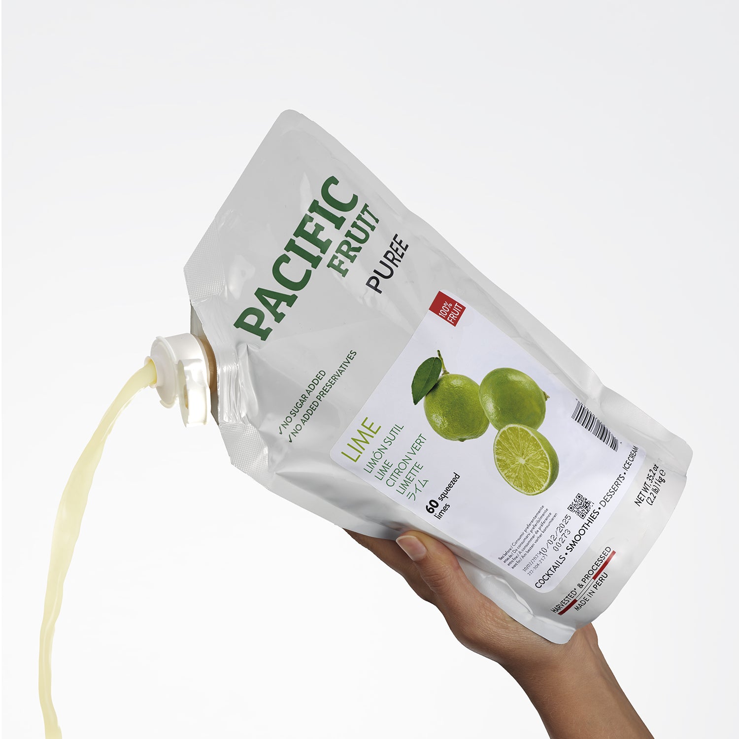 Purés refrigerados sin azúcares añadidos Limón Amarillo