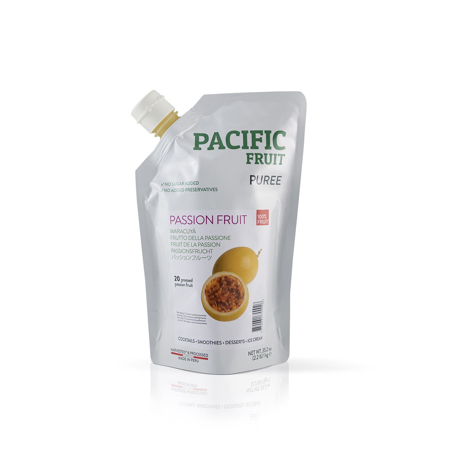 Purés temperatura ambiente sin azúcares añadidos Maracuyá