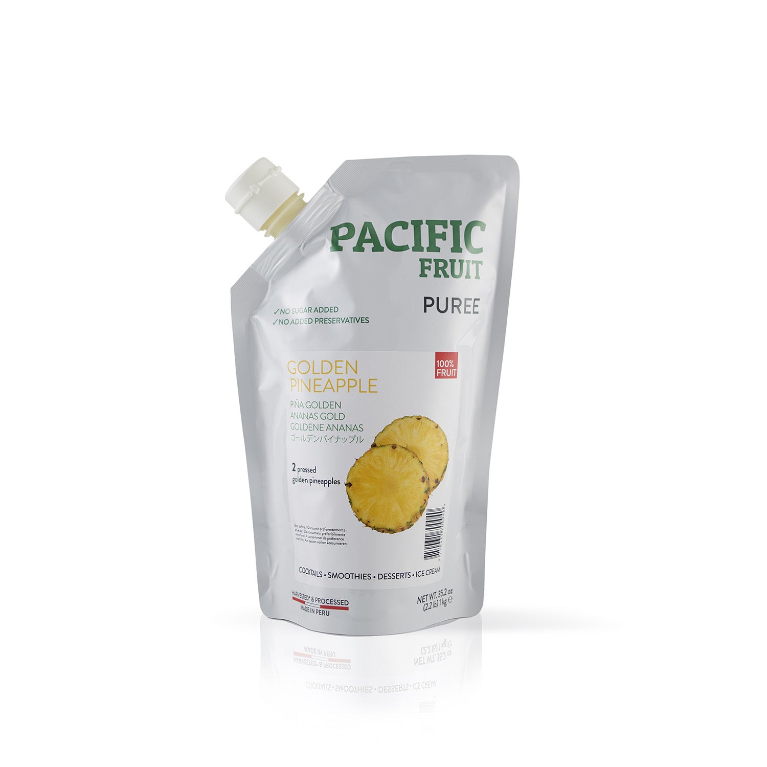 Purés temperatura ambiente sin azúcares añadidos Piña Golden